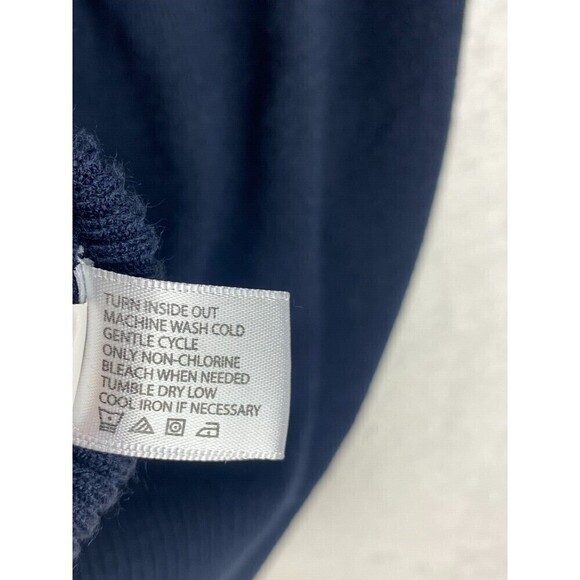 U.S Polo Assn Sweater Mens Large Blue Argyle 1/2 Zip Pullover Mock Neck Casual - Picture 7 of 7